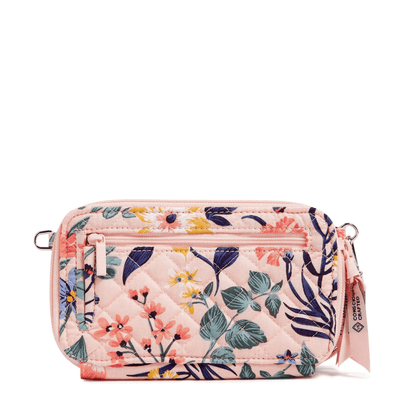 RFID Wallet Crossbody - Paradise Coral