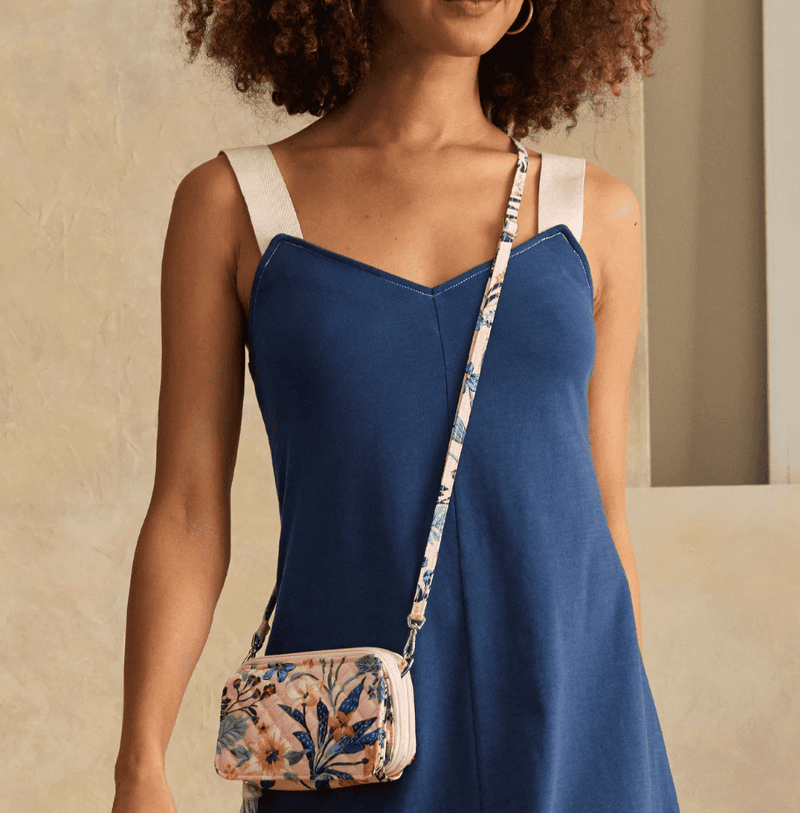 RFID All in One Crossbody - Paradise Coral