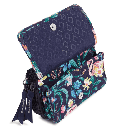 RFID All in One Crossbody - Flamingo Garden