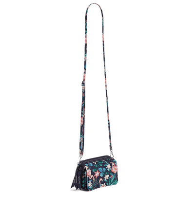 RFID All in One Crossbody - Flamingo Garden