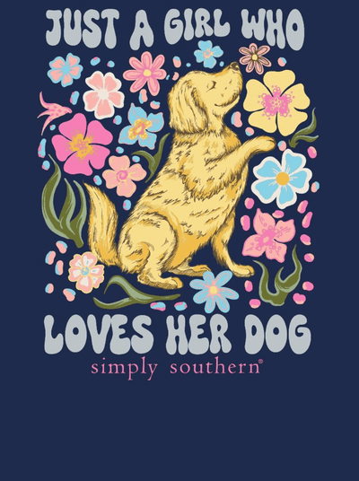 Just a Girl Who Loves Her Dog - Women's Short Sleeve Tee