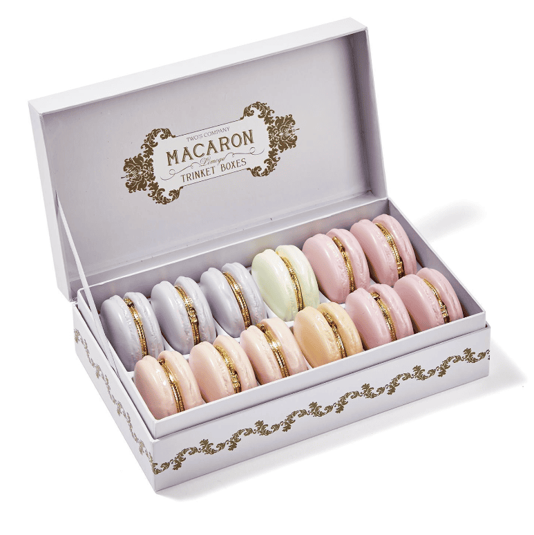 Macaron Limoges Style Trinket Boxes