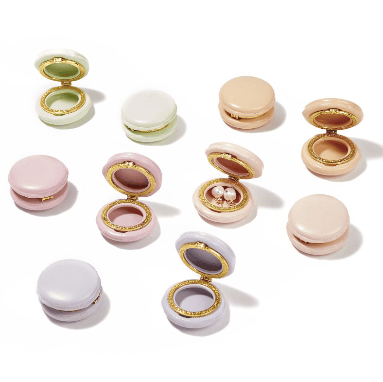 Macaron Limoges Style Trinket Boxes