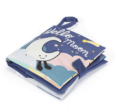Children's book cover, "Hello Moon" by Evan Turk