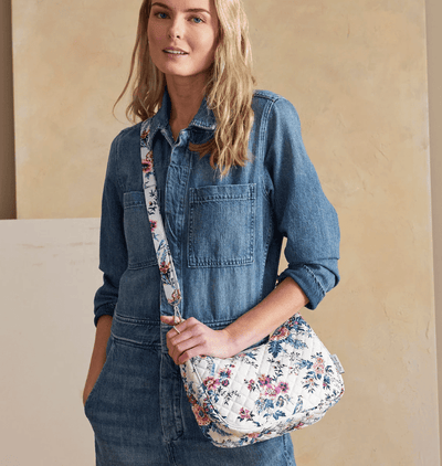 Frannie Crescent Crossbody - Magnifique Floral