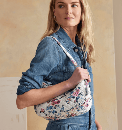 Frannie Crescent Crossbody - Magnifique Floral