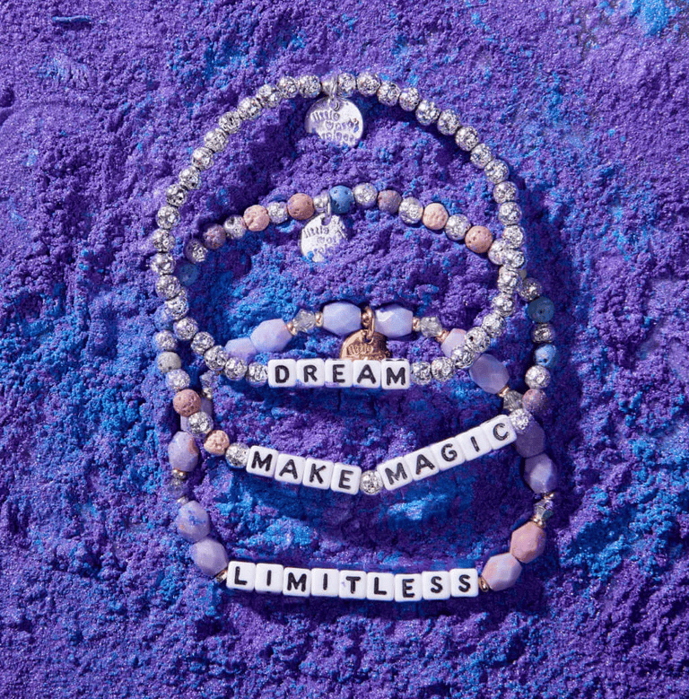 S/ M bracelet with Make Magic beads and matte lava rock, designed to enhance intuition and guide your spiritual path.
