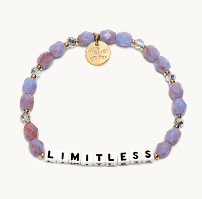S/M Limitless Galaxy bracelet with marble-like galaxy-inspired beads symbolizing empowerment and limitless potential.

