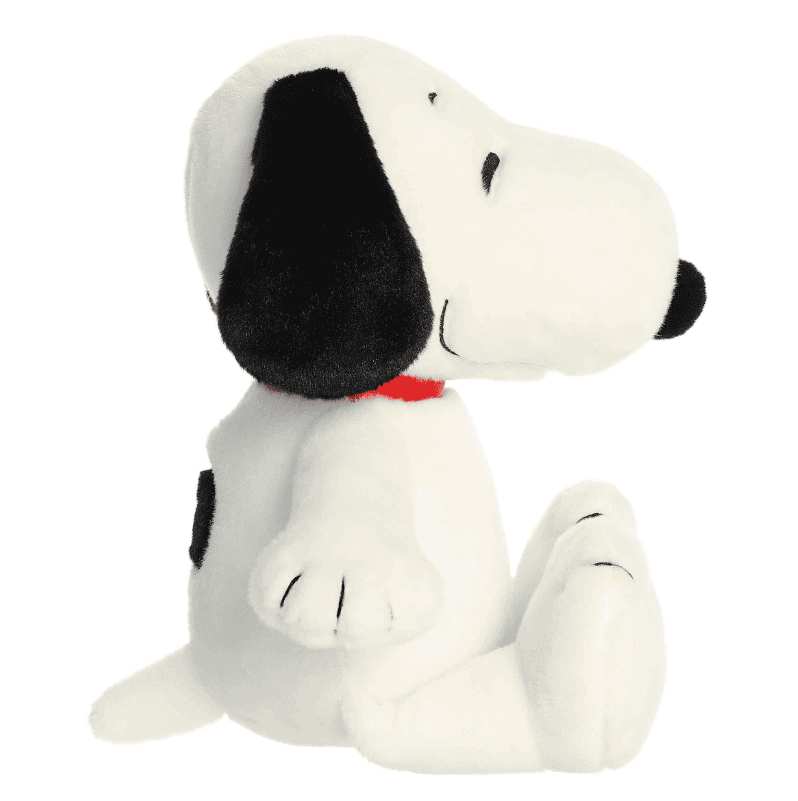 12-inch Floppy Legs Snoopy plush by Aurora, featuring the classic Peanuts character in a soft, huggable beagle design.