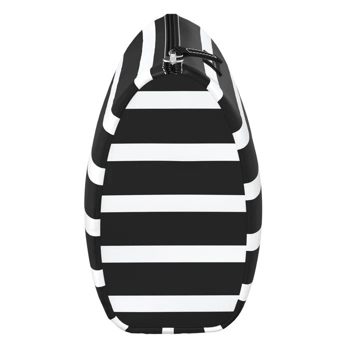 
Medium toiletry bag in Melondramatic print with wide zip opening, interior slip pocket, and roomy design for full-size bottles and brushes.