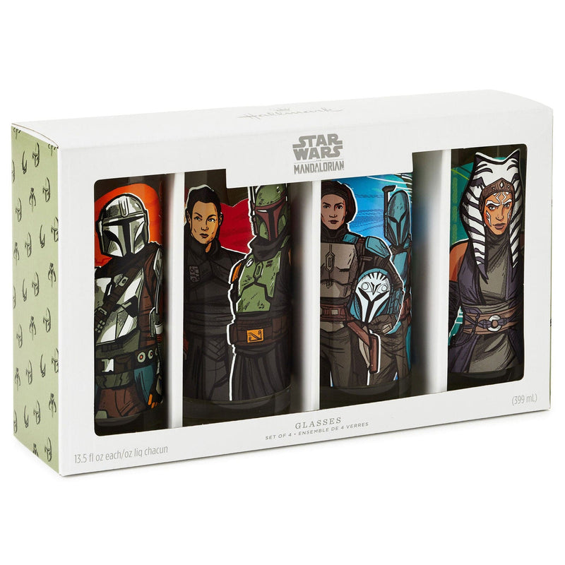 The Mandalorian™ Drinking Glasses, Set of 4