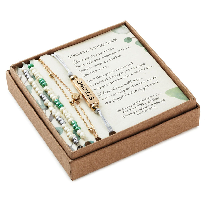 Strong and Courageous Bracelets