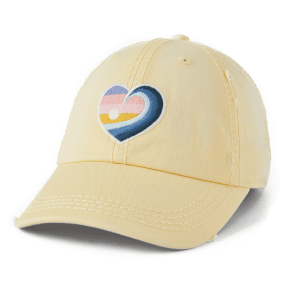 Sunwashed Chill Cap Wave Heart - Yellow