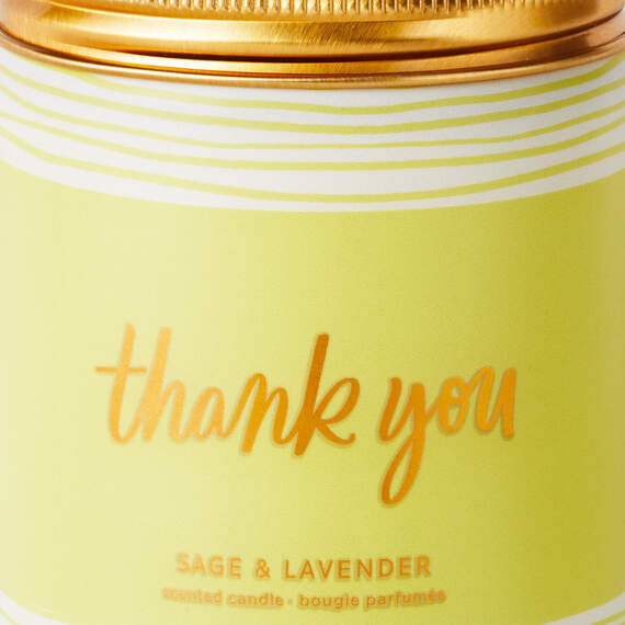 Thank You Scented Single-Wick Jar Candle, 7 oz.