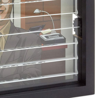 The Office Dwight Schrute Behind Blinds Wall Decor