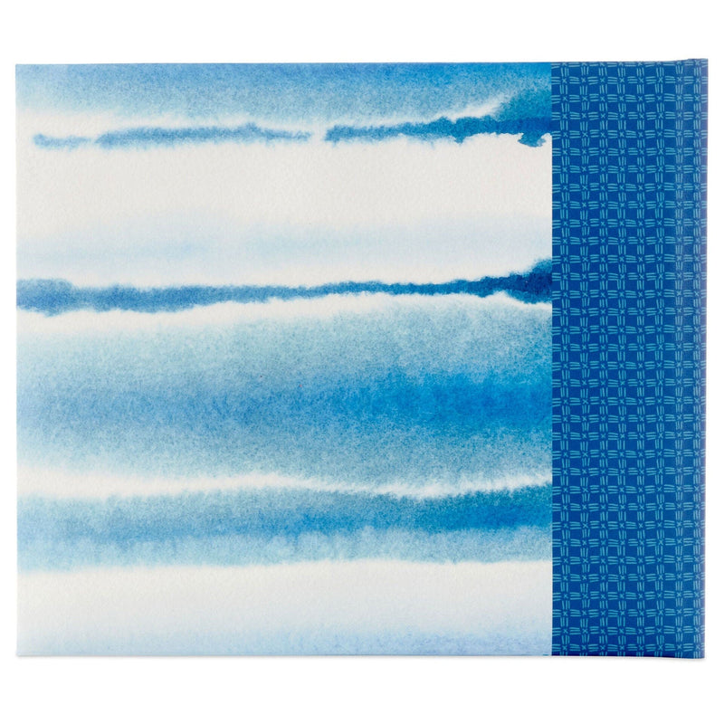 Blue Shibori Print Guest Book