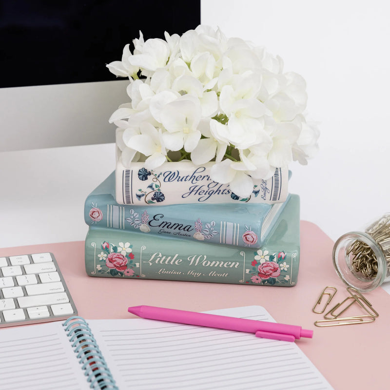 Stacked Book Planter - Classics