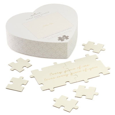 Wedding Reception Guest Book Autograph Puzzle