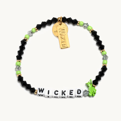 M/L bracelet with Wicked musical collector’s edition icon bead and gold-plated logo tag.


