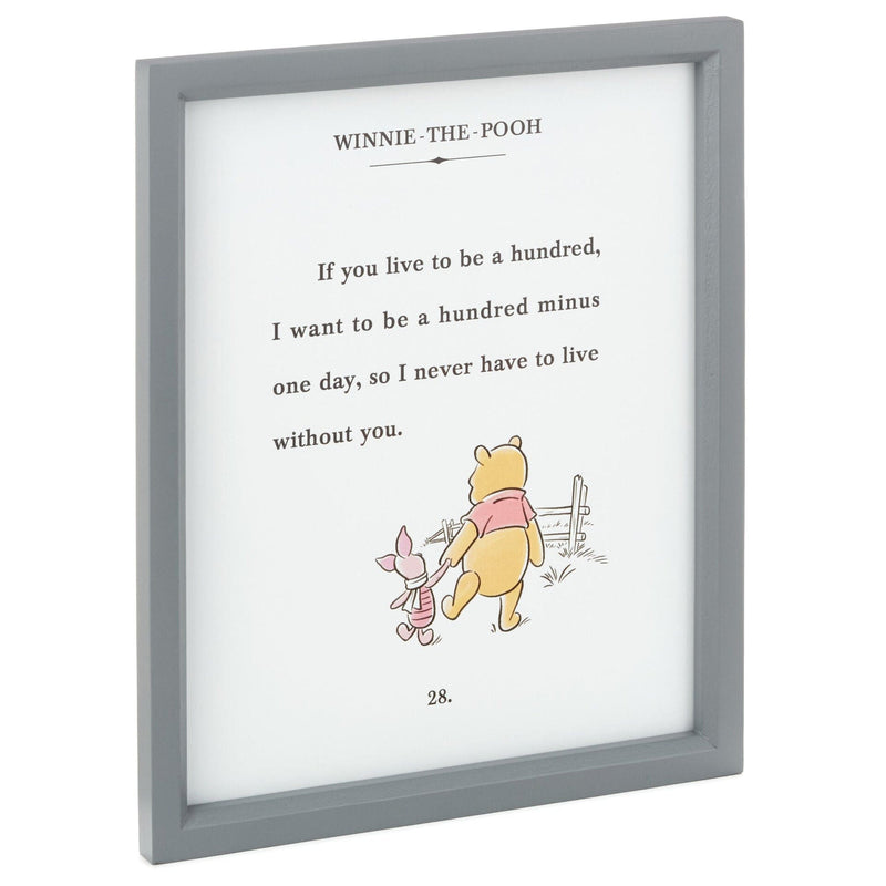 Disney Winnie the Pooh and Piglet Friendship Framed Art, 9.5x11.5