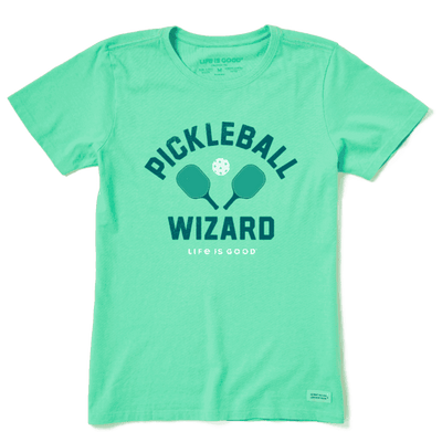 Pickleball Wizard Crusher Tee - Women's - Spearmint Green