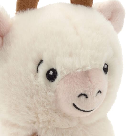 Zip-Along Cow Plush Toy