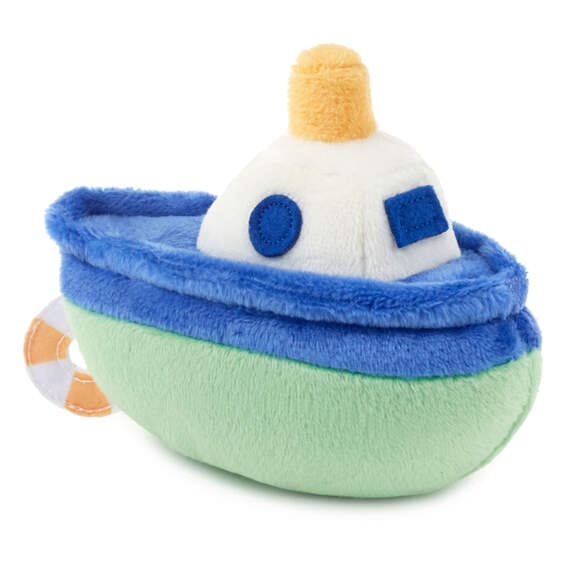 Zip-Along Tugboat Plush Toy