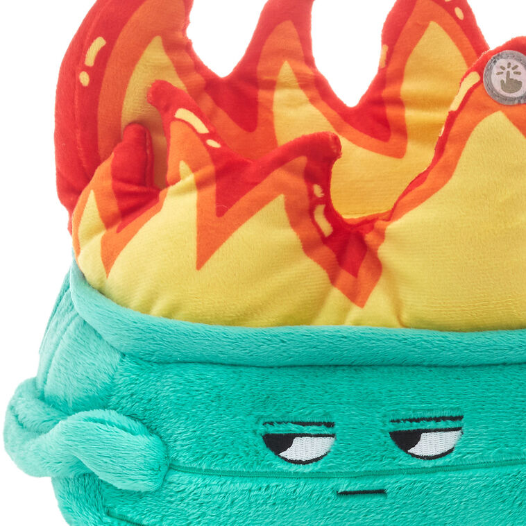 Dumpster Fire Plush With Sound and Motion, 9.75"