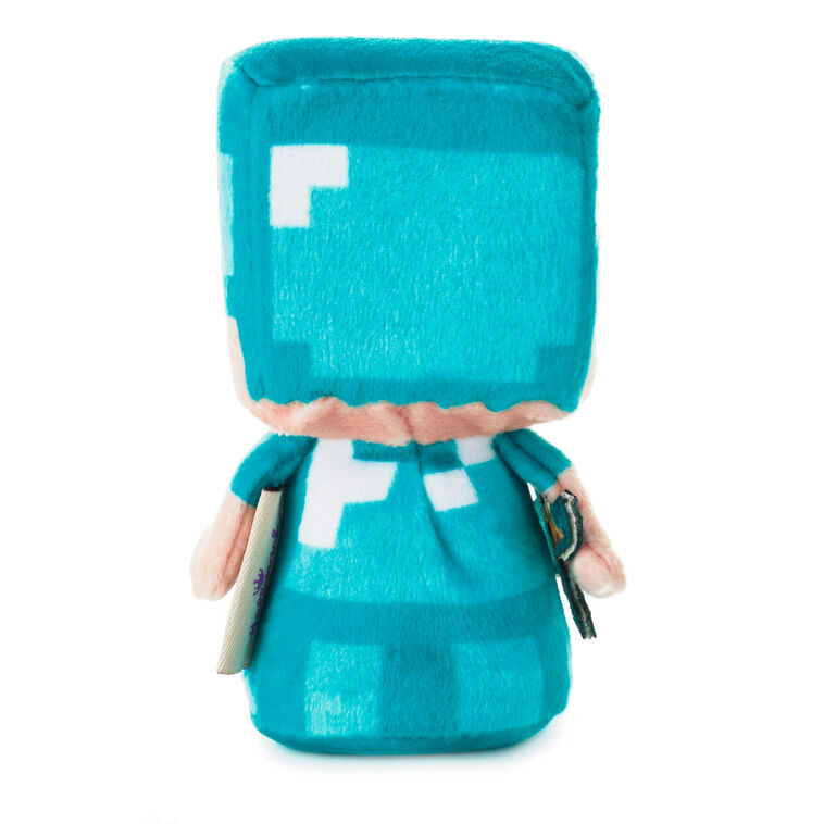 Minecraft Diamond Armor Steve Plush