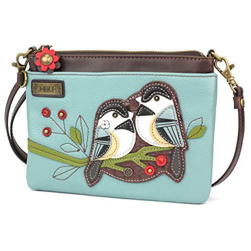 Mini Crossbody- Chickadees