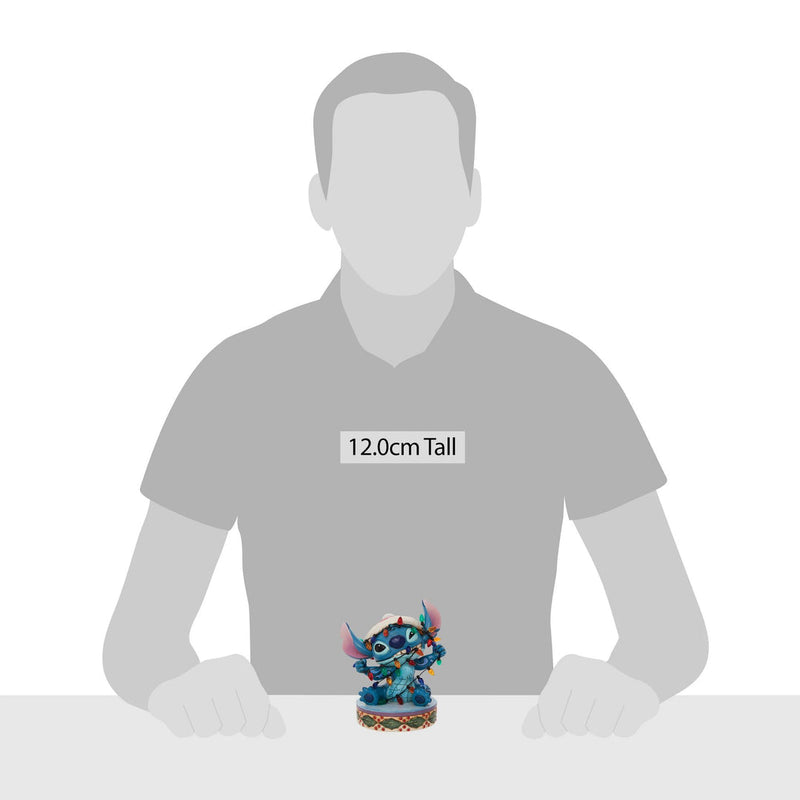 Stitch Wrapped in Christmas Li