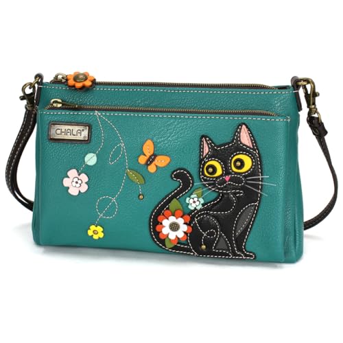 Deluxe Crossbody- Black Cat