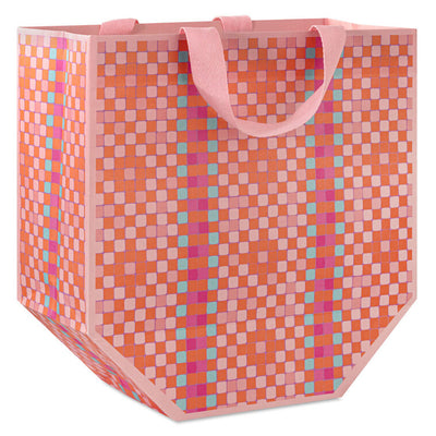 10.3" Diamond Weave Pattern Large Gift Bag