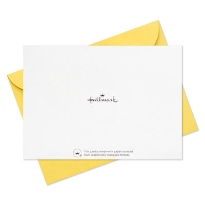 Multicolor thank-you cards with gold foil text on white background, in a mini set with matching envelopes.
