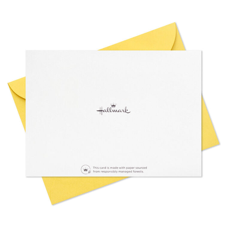 Multicolor thank-you cards with gold foil text on white background, in a mini set with matching envelopes.
