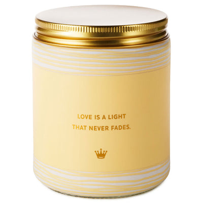 In our hearts forever fresh mint & eucalyptus scented jar candle, 7 oz.