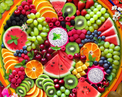 Fruit Platter 500 Piece Jigsaw Puzzle