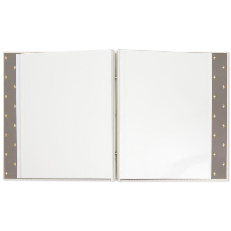 Hallmark Hallmark A Life Remembered Taupe Striped Refillable Pho