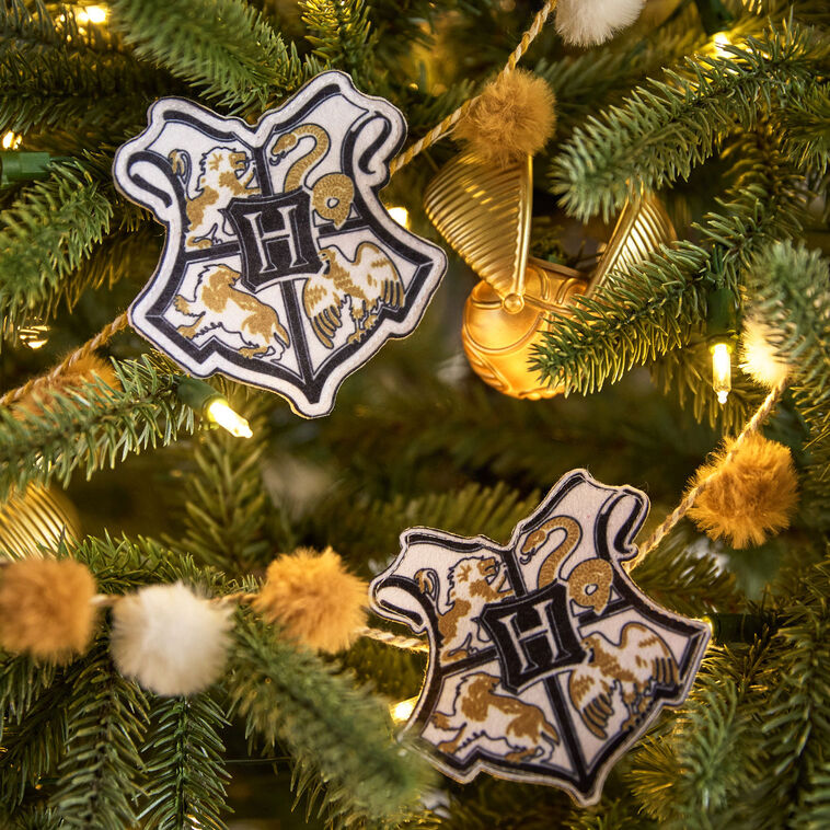 Harry Potter™ Hogwarts™ Crest Fabric Hallmark Garland, 72"