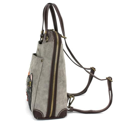 Convertible Backpack- Black Cat