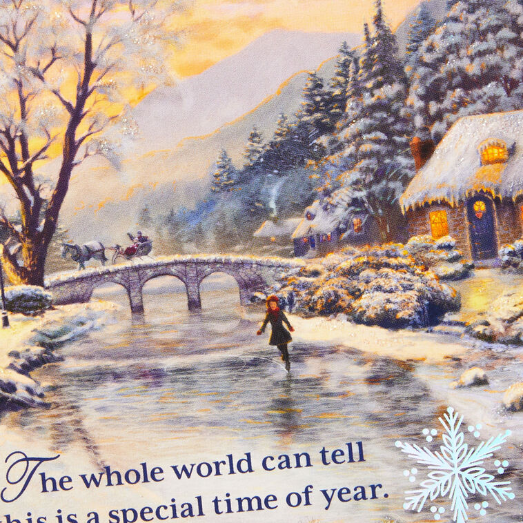 Thomas Kinkade Winter Evening Boxed Christmas Cards, Pack of 16