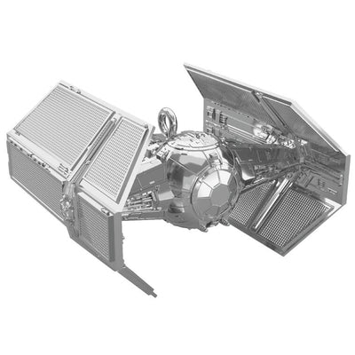 Mini Darth Vader’s TIE Fighter ornament, shiny silver Star Wars spaceship, Hallmark Keepsake Christmas collectible
