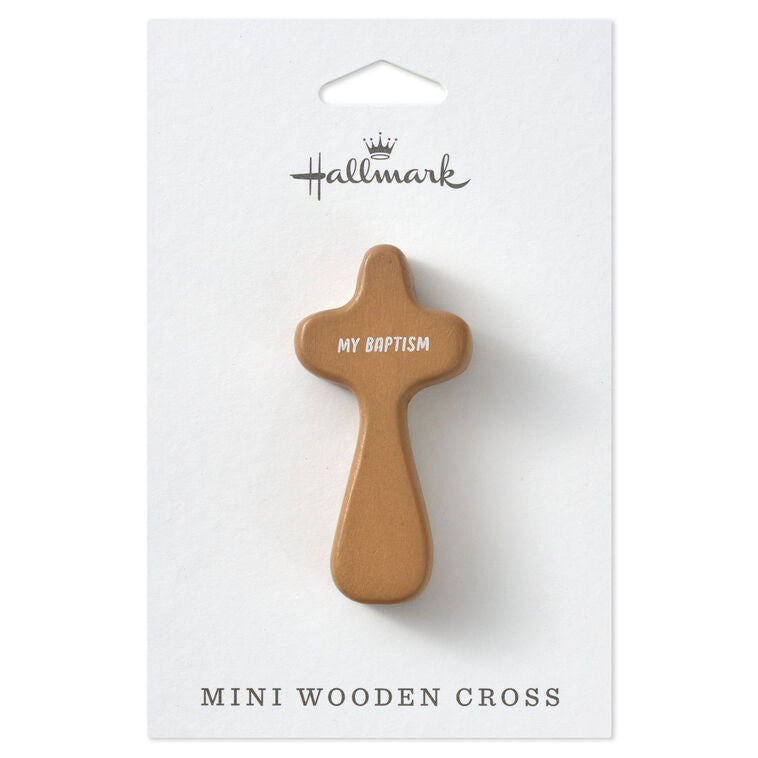 My Baptism Mini Comfort Cross, 2.25"