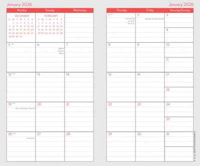 Floral 2-Year Pocket Planner