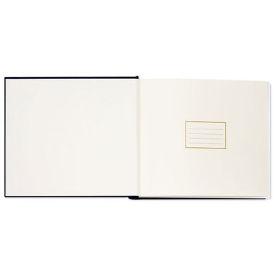 Best Day Ever Gold on Navy Linen Photo Album