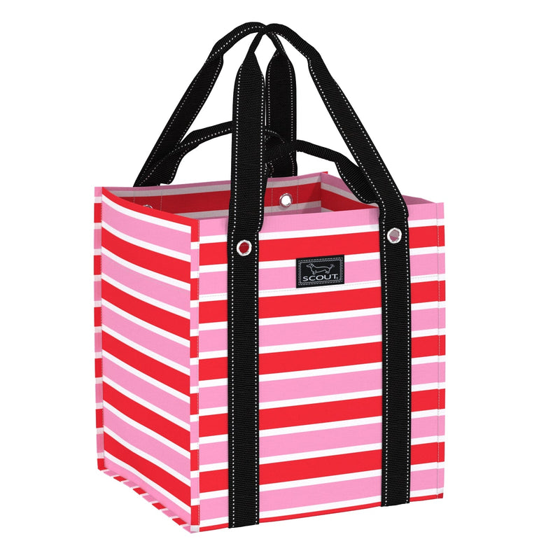Bagette Market Tote - Candy Striper