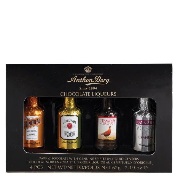 Anthon Berg Liqueur Filled Chocolate 4 Piece Assortment
