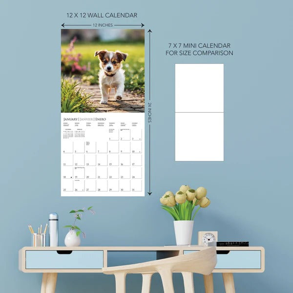 Puppy Love 12 x 12 Wall Calendar