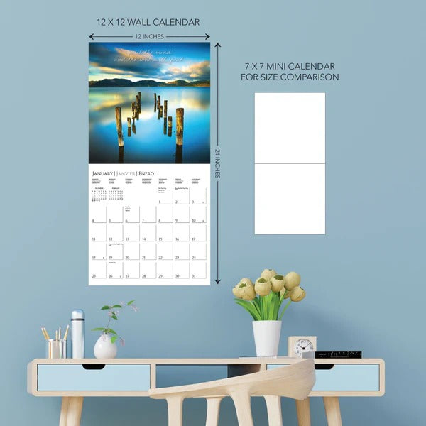 Serenity 12 x 12 Wall Calendar