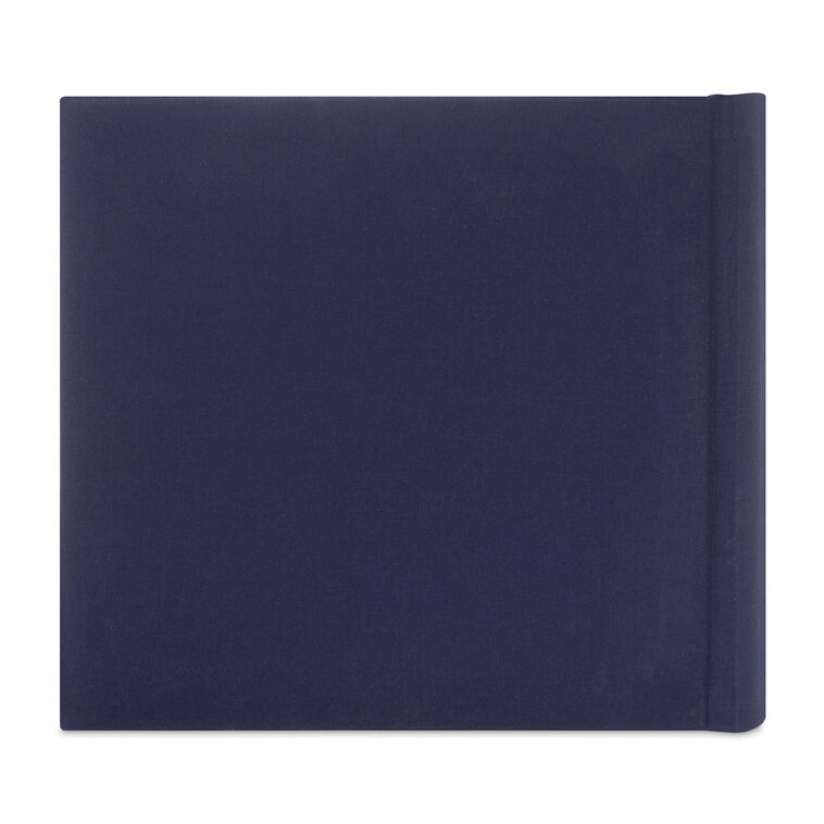 Best Day Ever Gold on Navy Linen Photo Album
